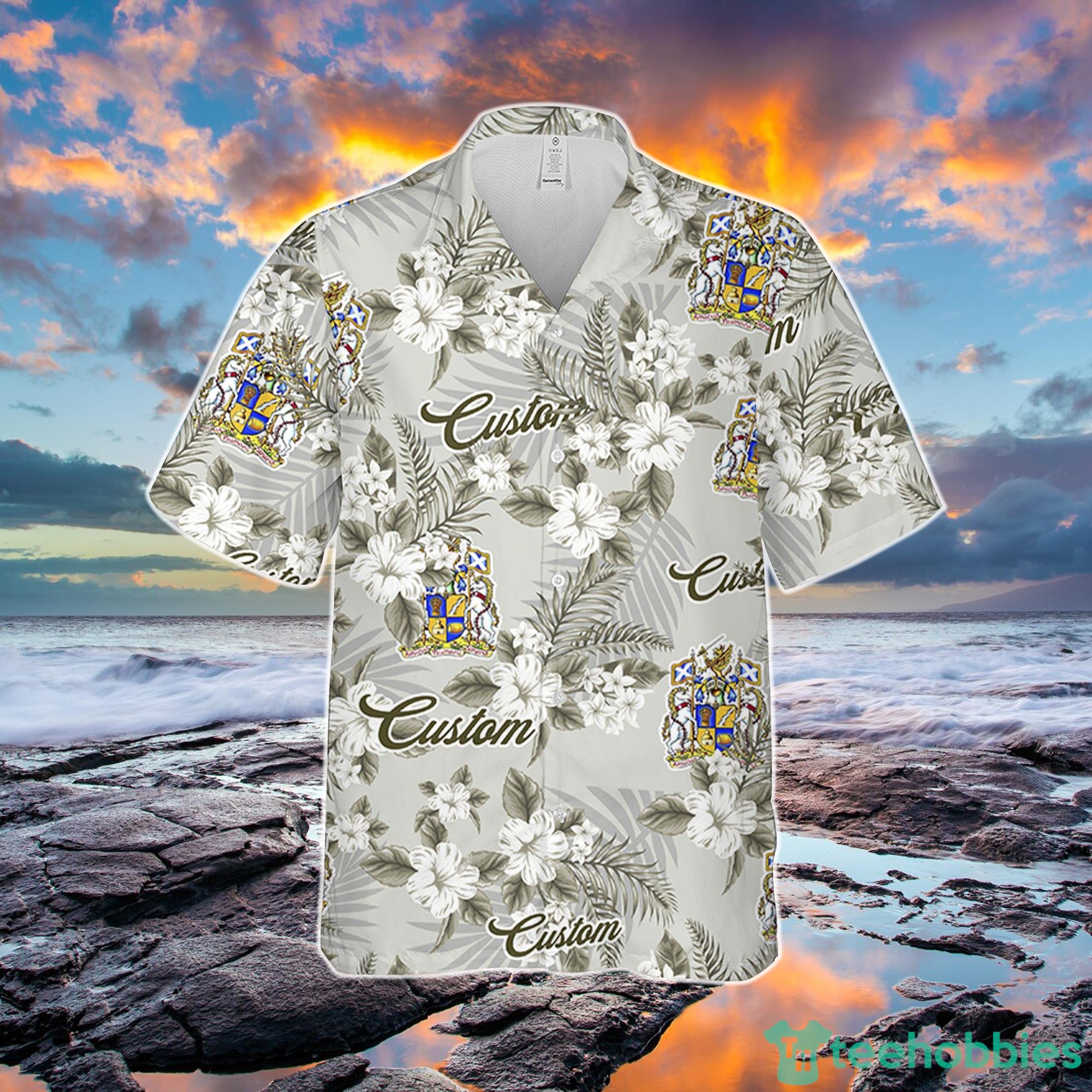Ballantines Hawaiian Shirt Flowers Pattern Personalized Gift Men And Women Product Photo 2