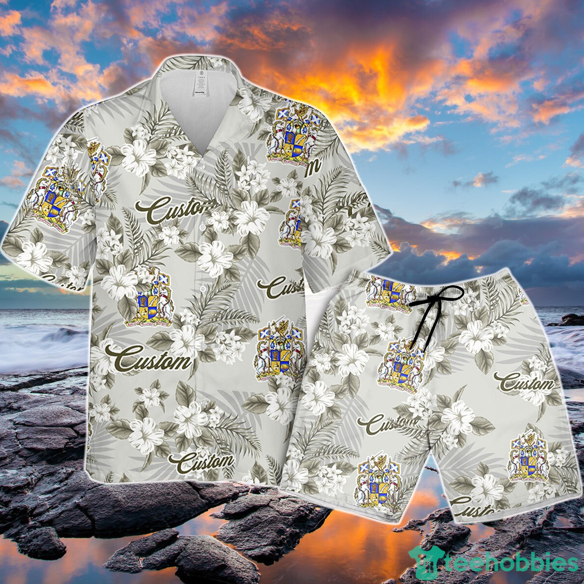 Ballantines Hawaiian Shirt Flowers Pattern Personalized Gift Men And Women Product Photo 1