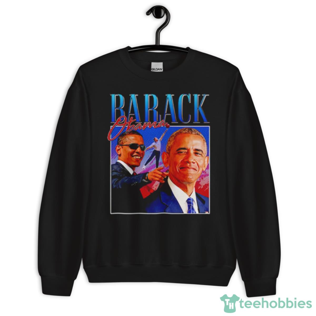 Barack Obama Retro Shirt - Unisex Crewneck Sweatshirt