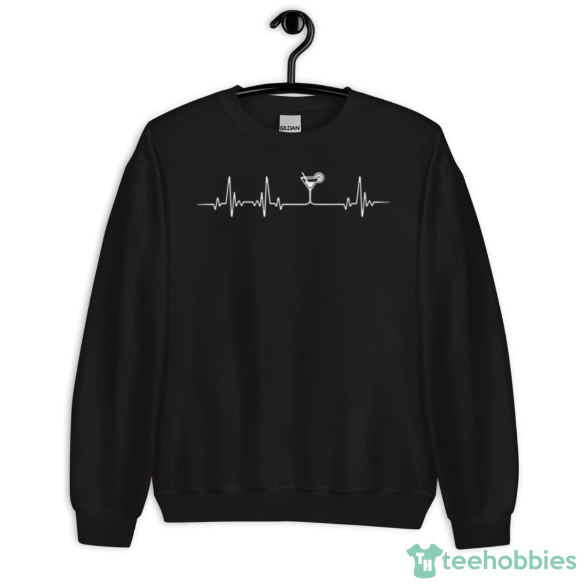 Bartender Heartbeat Funny Design Shirt - Unisex Crewneck Sweatshirt