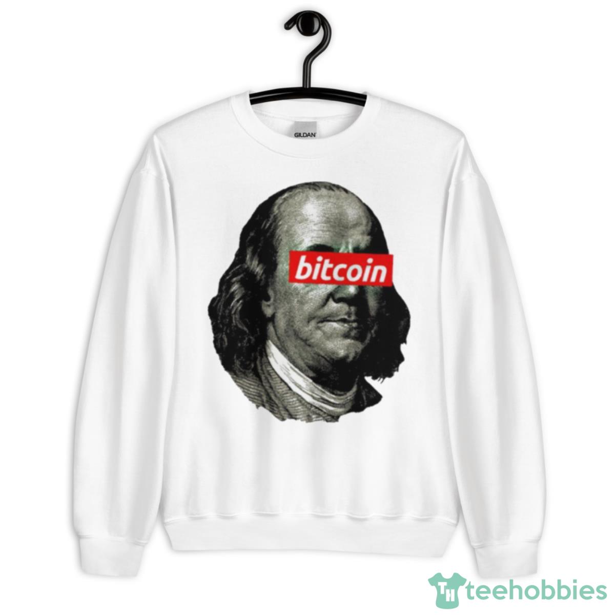 Benjamin Franklin Bitcoin Shirt - Unisex Heavy Blend Crewneck Sweatshirt