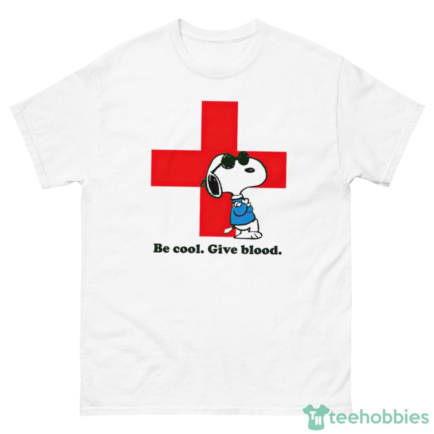 Blood Drive Snoopy Shirt - 500 Men’s Classic Tee Gildan