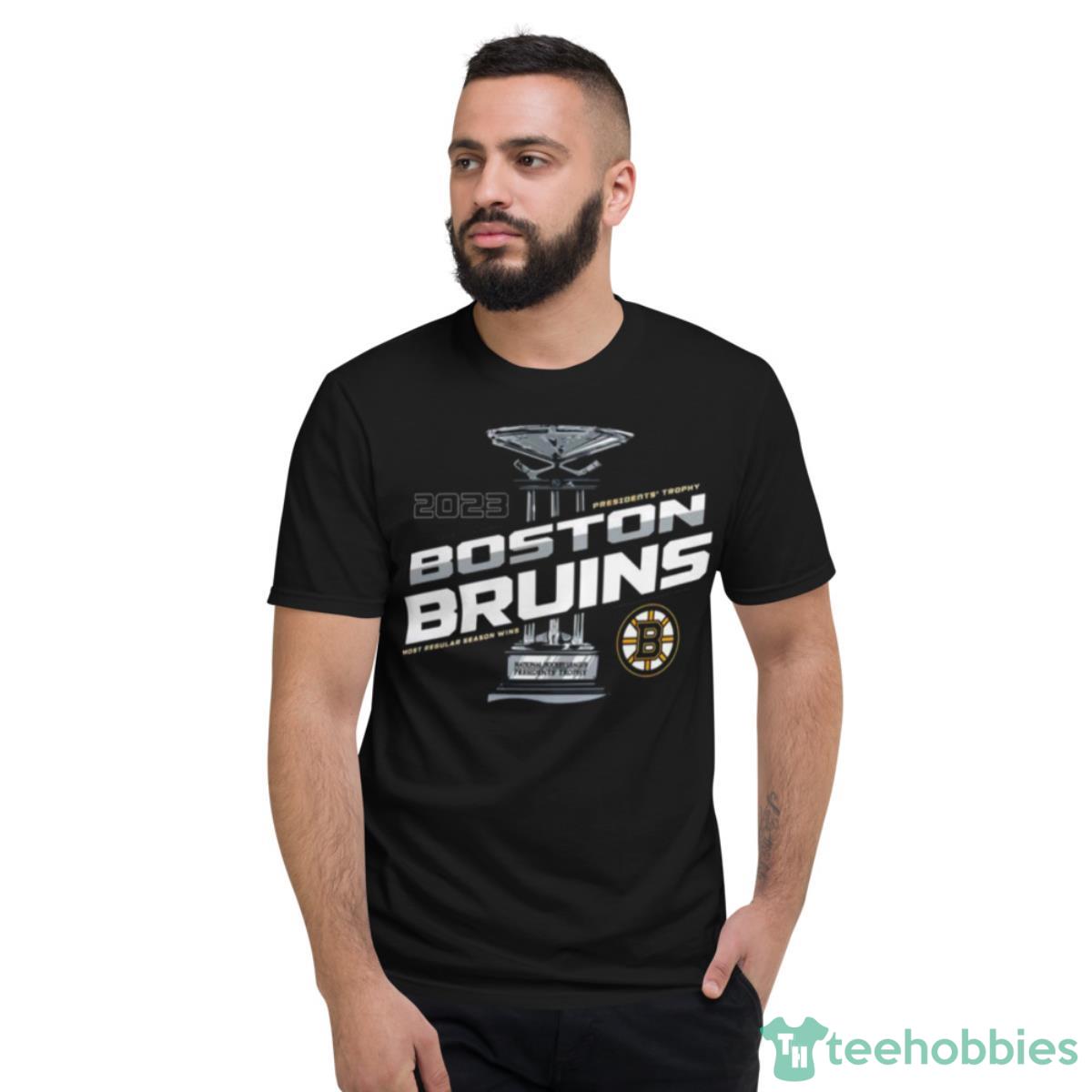 Boston Bruins Fanatics Branded 2023 Presidents' Trophy T-shirt
