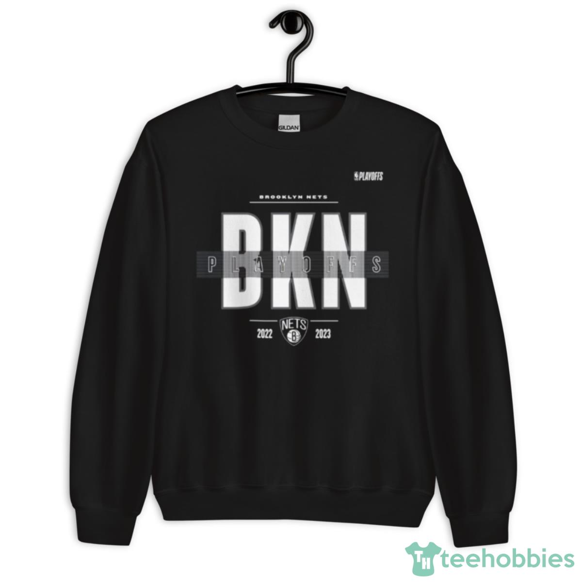 Brooklyn Nets NBA 2023 Playoffs Jump Ball Shirt - Unisex Crewneck Sweatshirt