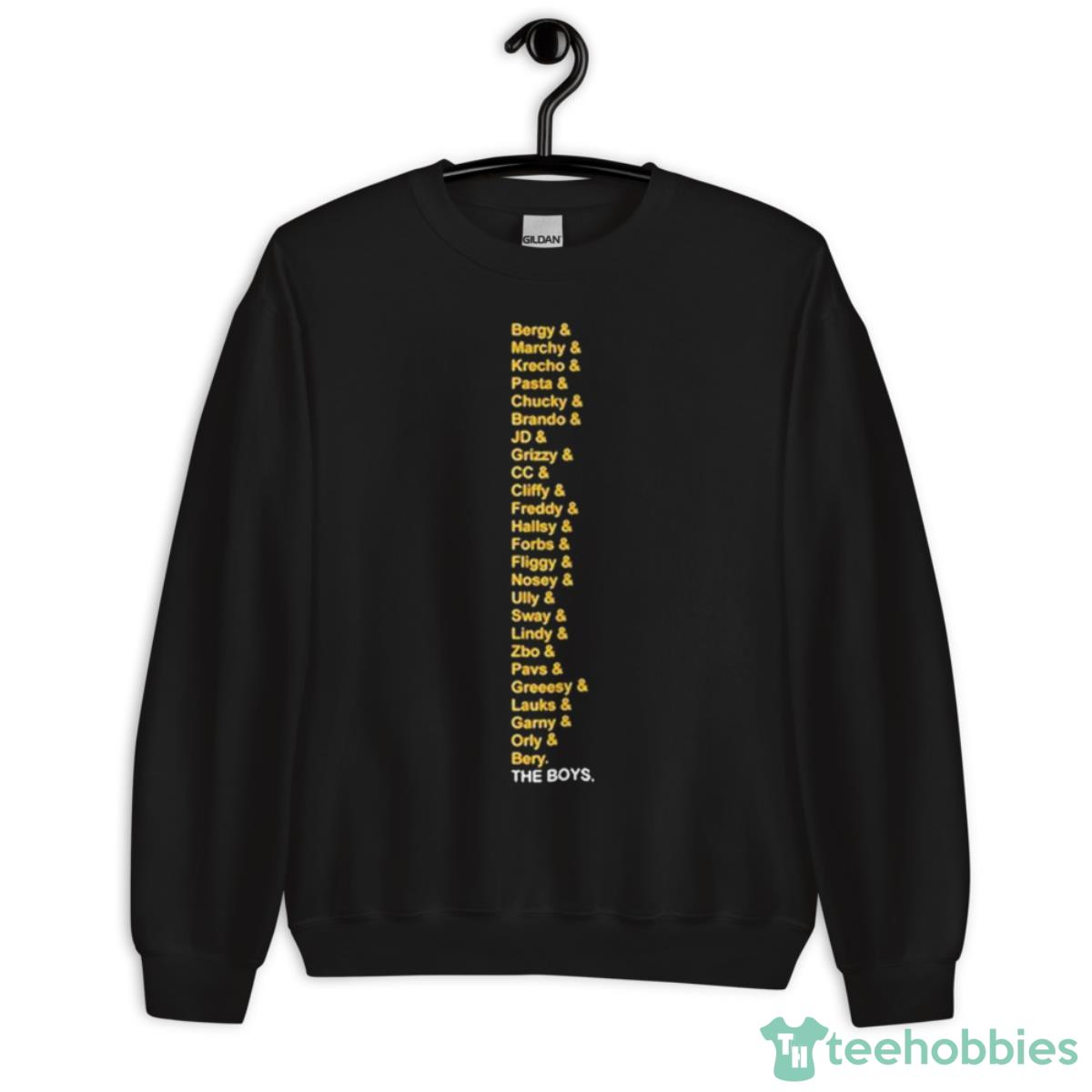 Bruins 2023 The Boys Roster Shirt - Unisex Crewneck Sweatshirt