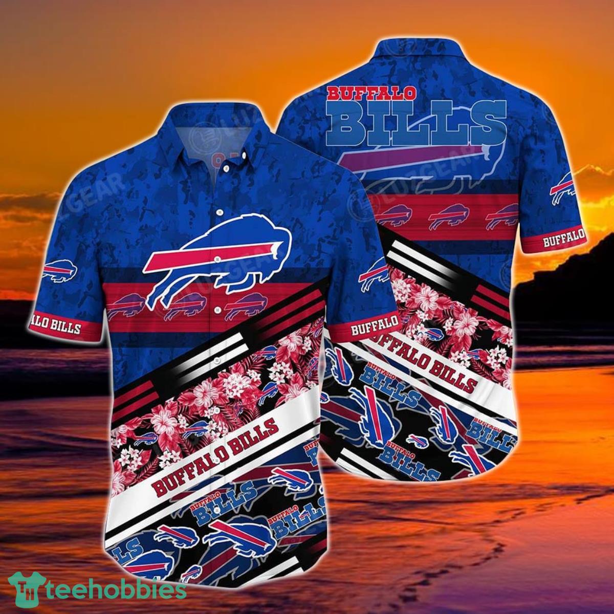 Buffalo Bills NFL Hawaiian Shirt, Graphic Tropical Patterns 3D Printed  Beach Shirt Summer Best Gift For Fans