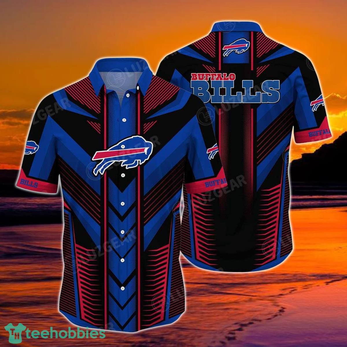 Buffalo Bills NFL Hawaiian Shirt Summer Short Sleeve Button Down Shirt Gift For Big Fans Product Photo 1