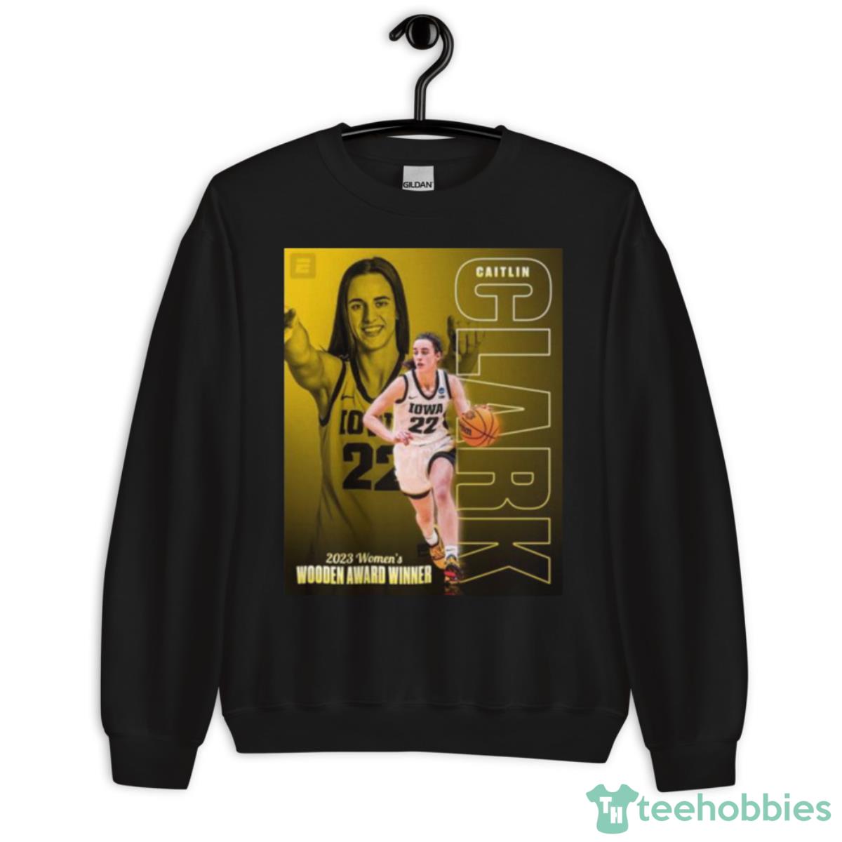 Caitlin Clark 2023 Women’s Wooden Award Winner Shirt - Unisex Crewneck Sweatshirt