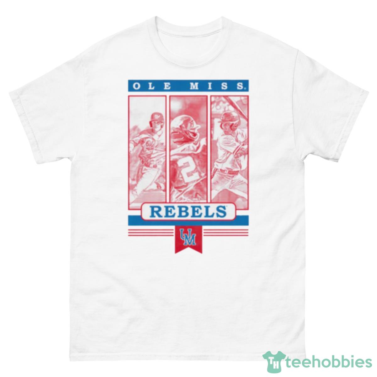 Calvin Harris Watercolor Panels Ole Miss Rebels Shirt - 500 Men’s Classic Tee Gildan
