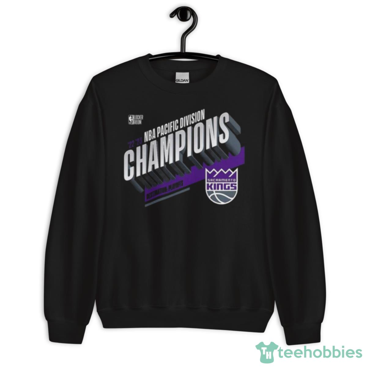 Cameron Salerno Sacramento Kings 2023 Pacific Division Champions Shirt - Unisex Crewneck Sweatshirt