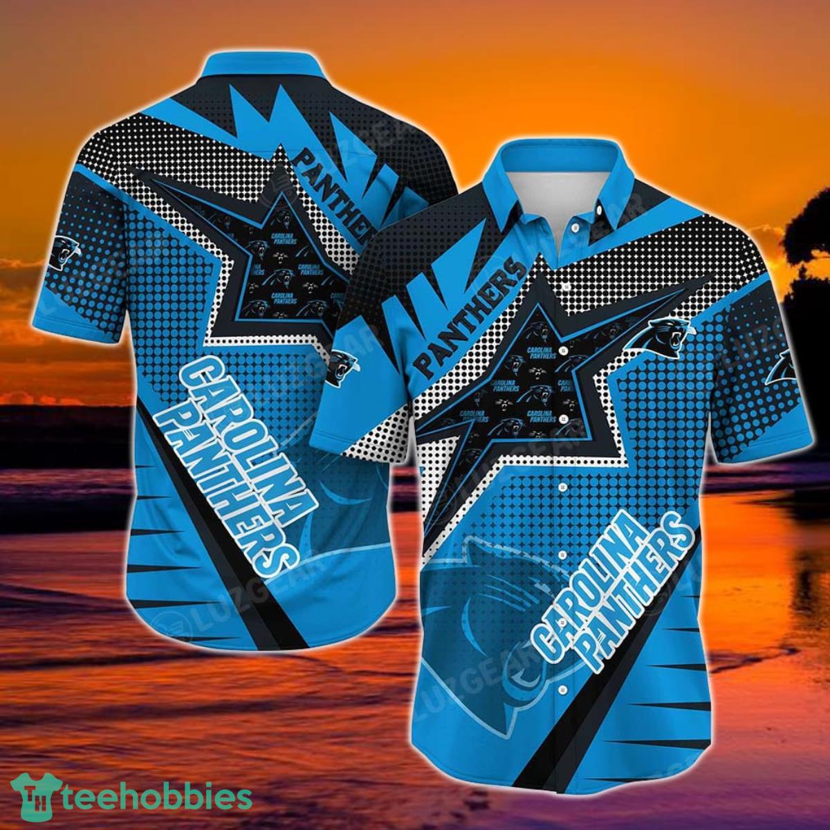 Carolina Panthers NFL Football Beach Shirt For This Summer Graphic Print Hawaiian Shirt Big Fans Product Photo 1