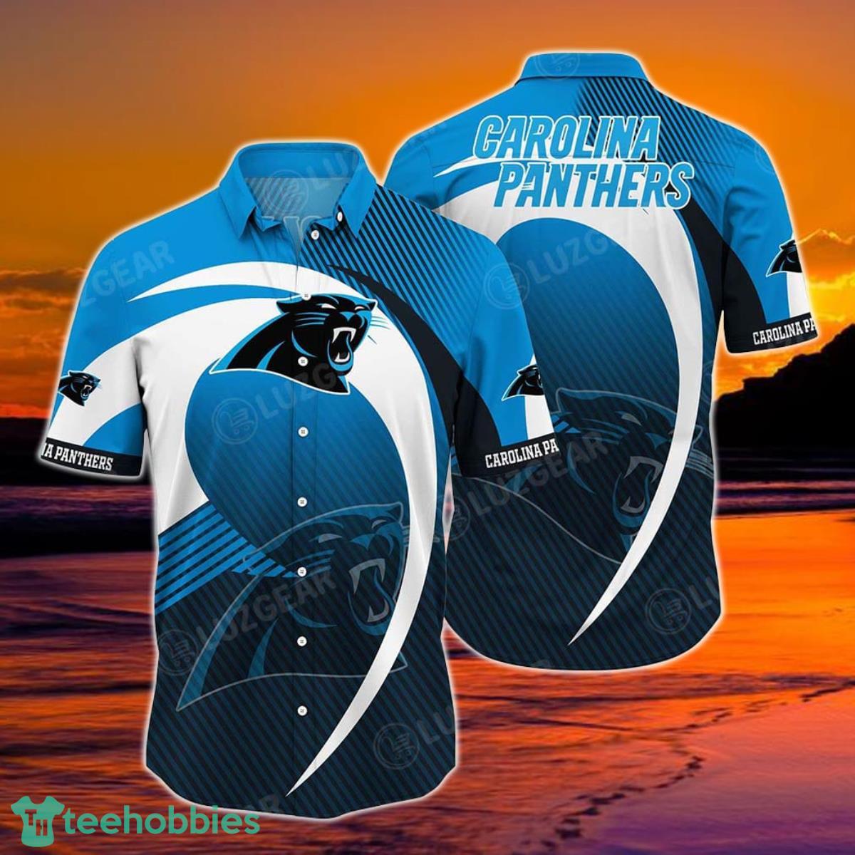 Carolina Panthers NFL Hawaiian Shirt, New Hot Trending Summer Beach Shirt Best Gift For Fan Product Photo 1