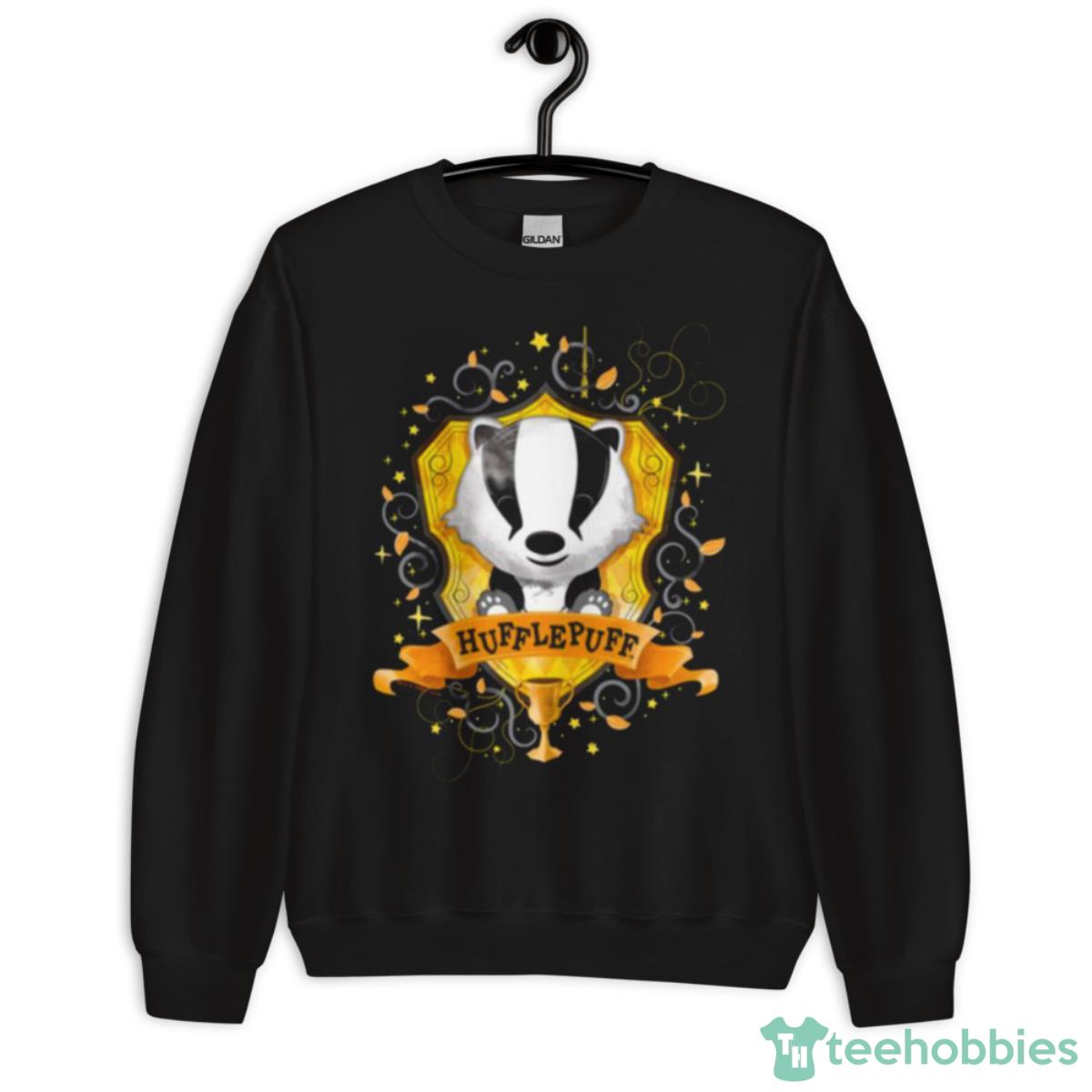 Charming Hufflepuff Crest Hp Potter Shirt - Unisex Crewneck Sweatshirt
