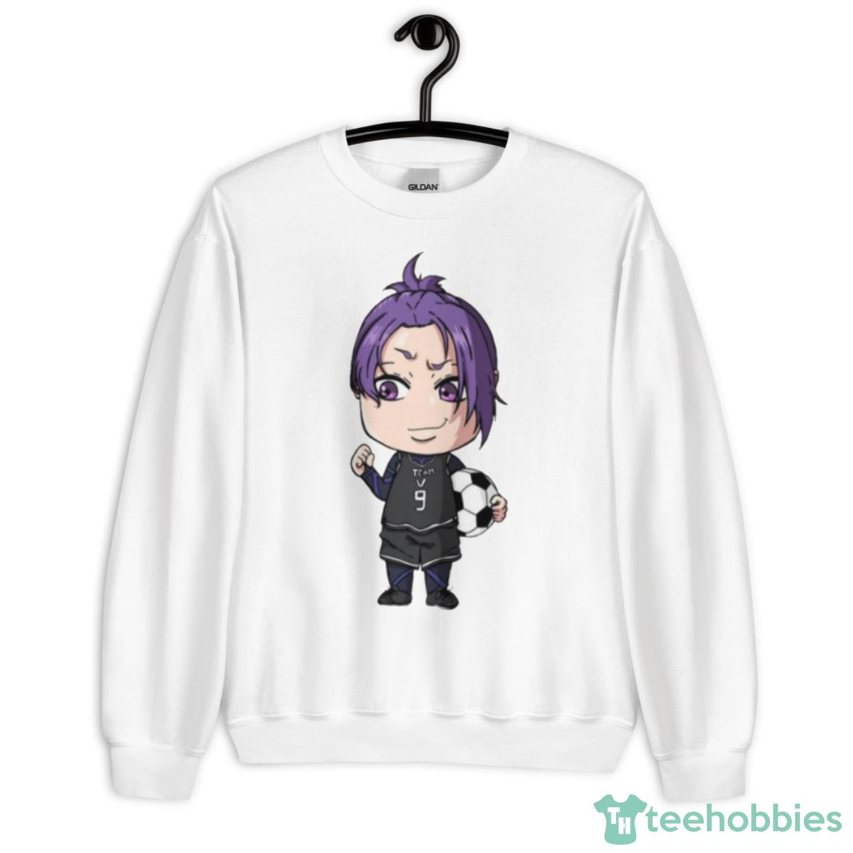 Chibi Blue Lock Character Reo Mikage Shirt - Unisex Heavy Blend Crewneck Sweatshirt