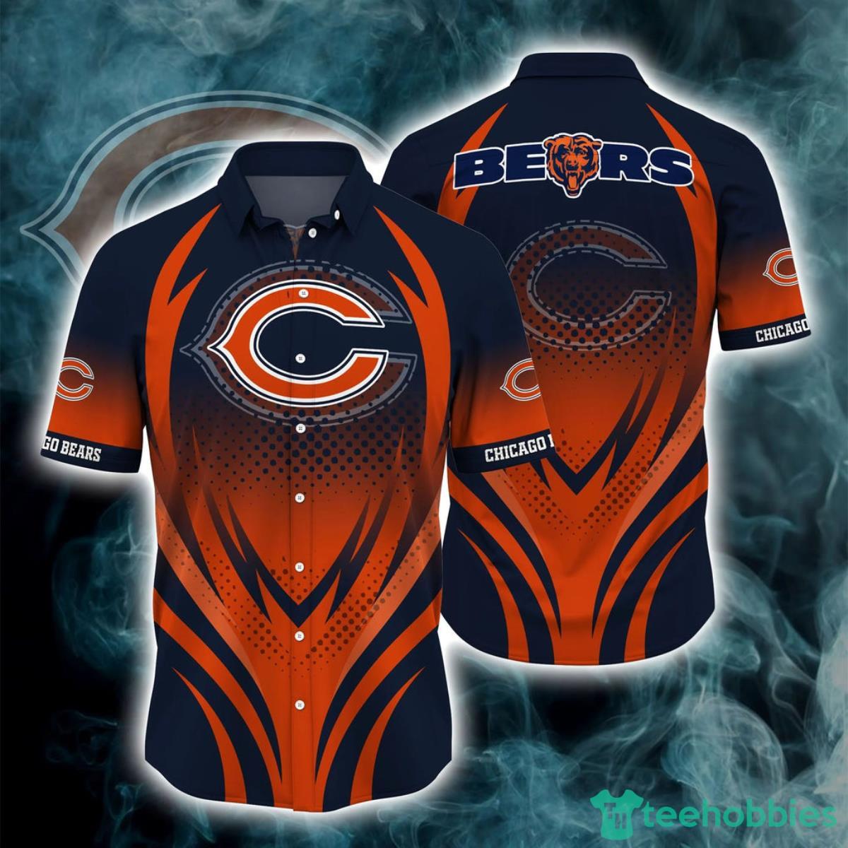 Chicago Bears Hawaiian Shirt 3D Print, Gift For Fan Product Photo 1