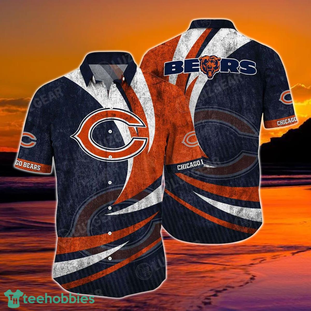 Chicago Bears NFL Hawaiian Shirt 3D Summer For Awesome Fans Product Photo 1