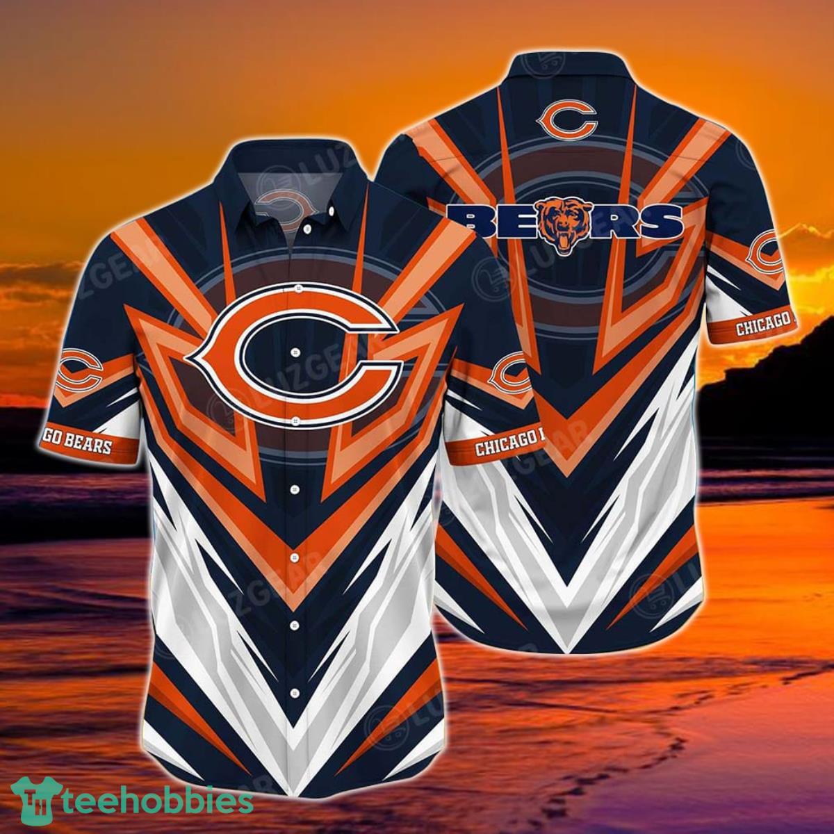 Chicago Bears NFL Hawaiian Shirt 3D Trending Summer For Awesome Fans Product Photo 1