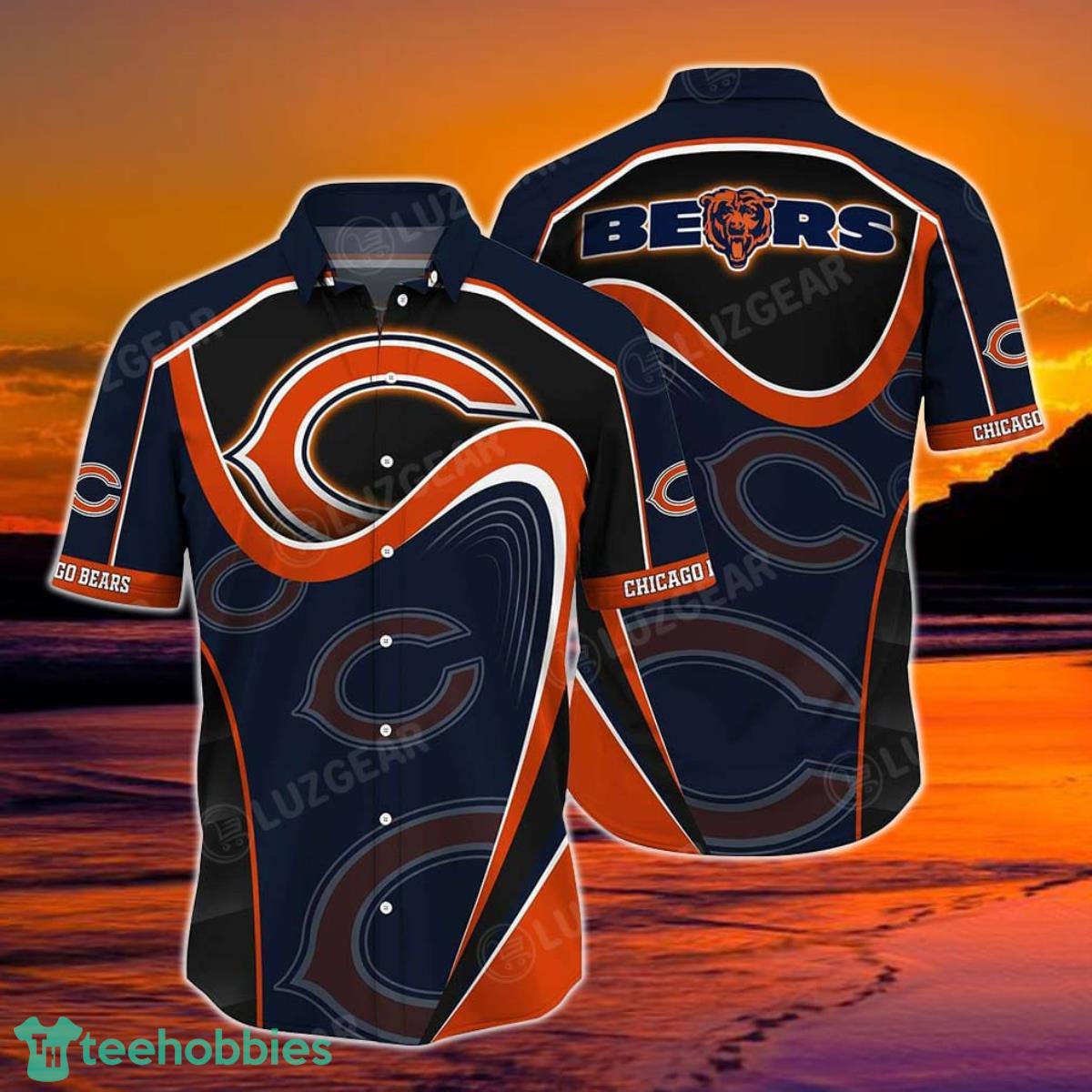 Chicago Bears NFL Hawaiian Shirt 3DTrending Best Gift For Fans Product Photo 1