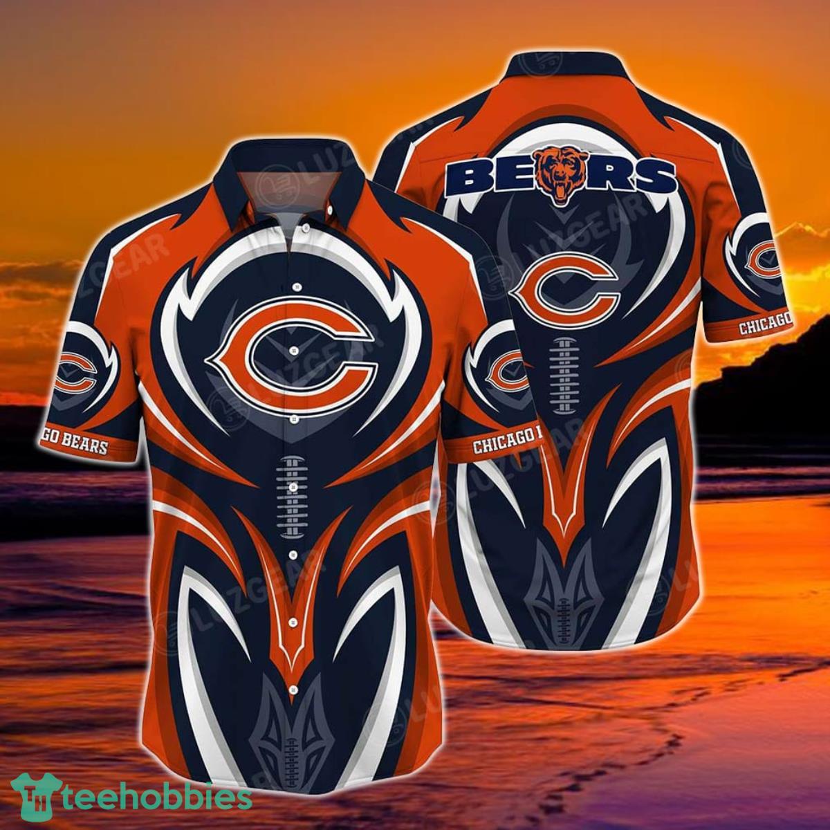 Chicago Bears NFL Hawaiian Shirt Short Style 3D Trending Summer For Awesome Fans Product Photo 1