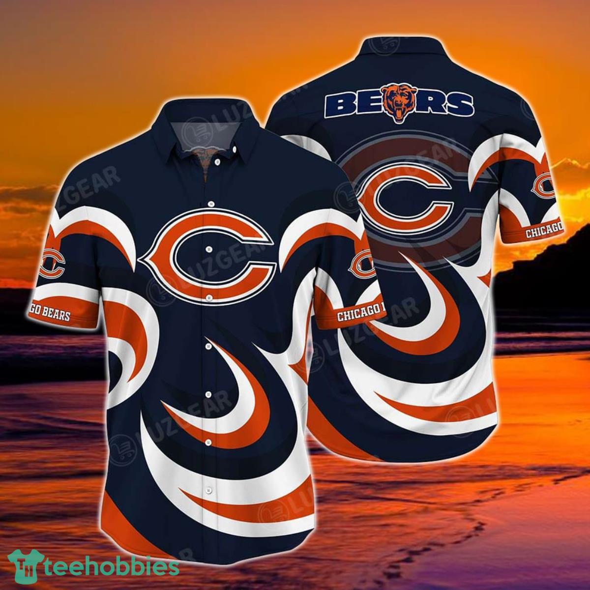 Chicago Bears NFL Hawaiian Shirt Short Style Hot Trending Summer For Awesome Fans Product Photo 1
