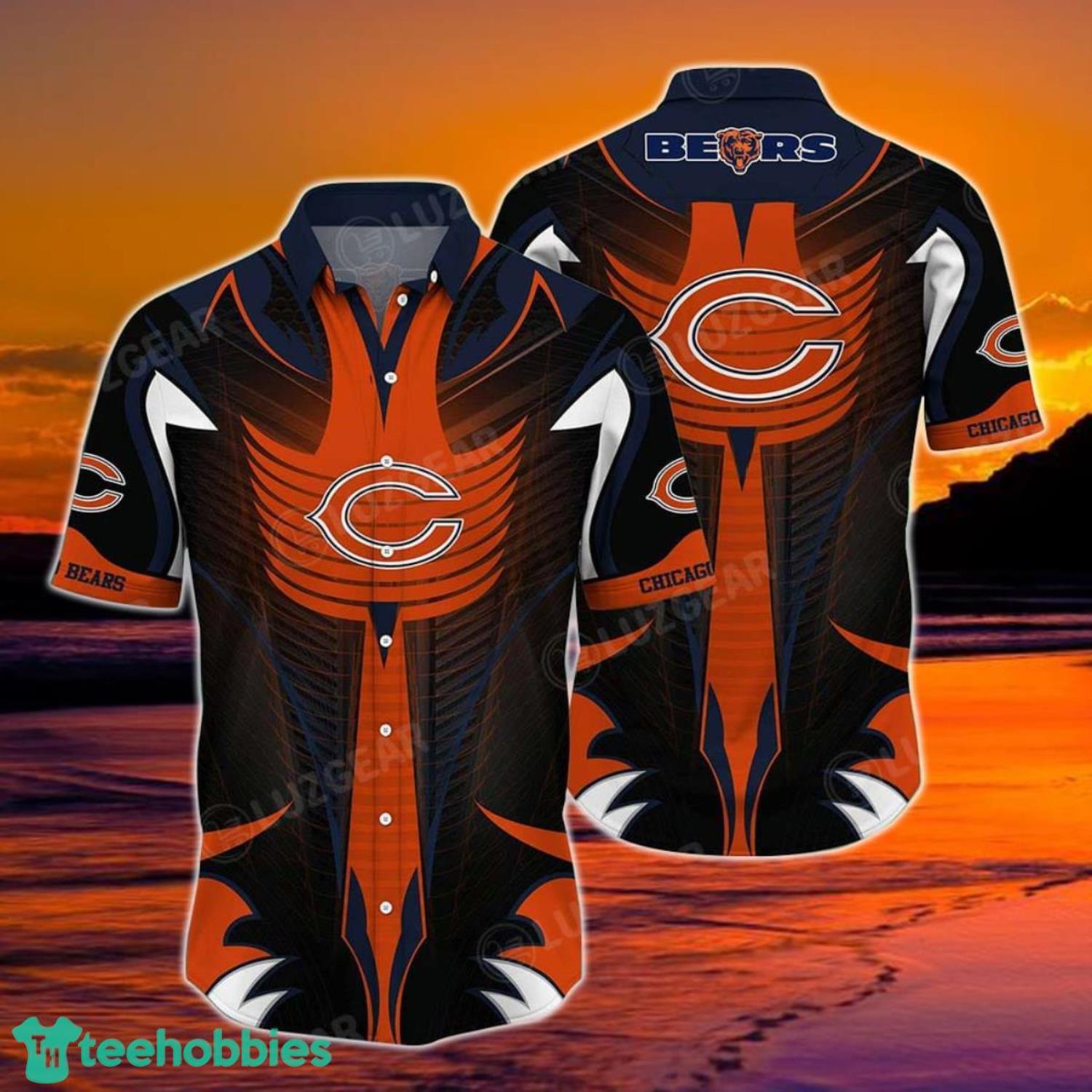 Chicago Bears NFL Hawaiian Shirt, Trending Beach Shirt Short Style For Awesome Fans Product Photo 1