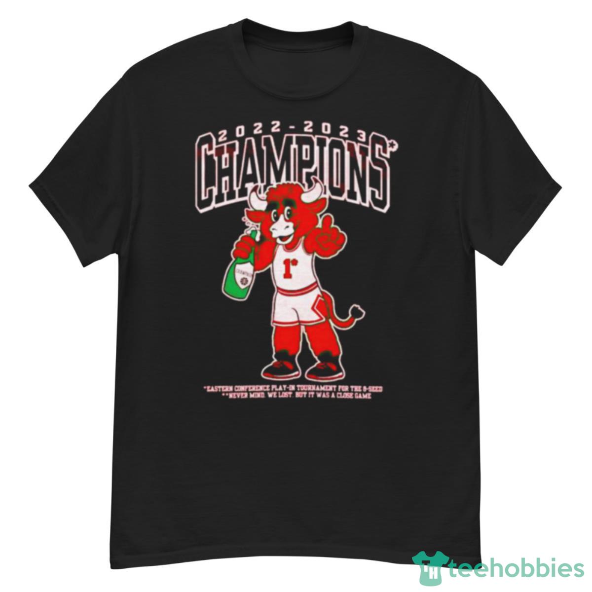 Chicago Bulls 2022 2023 Champions Eastern Conference Play In Tournament Shirt Product Photo 1