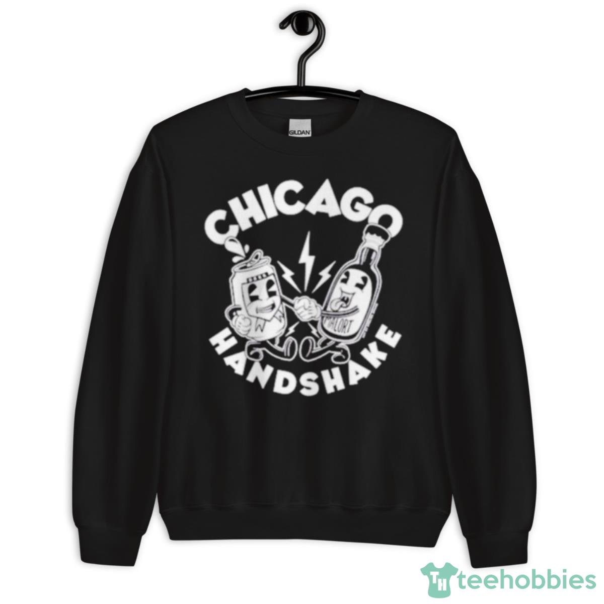 Chicago Handshake Shirt - Unisex Crewneck Sweatshirt