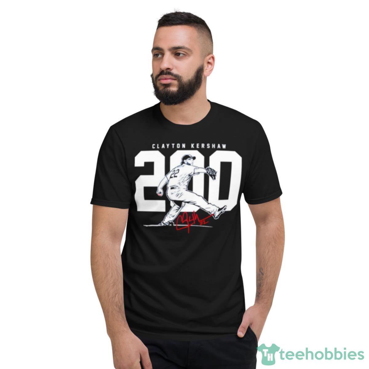 Clayton Kershaw 200 Signature Shirt - Short Sleeve T-Shirt
