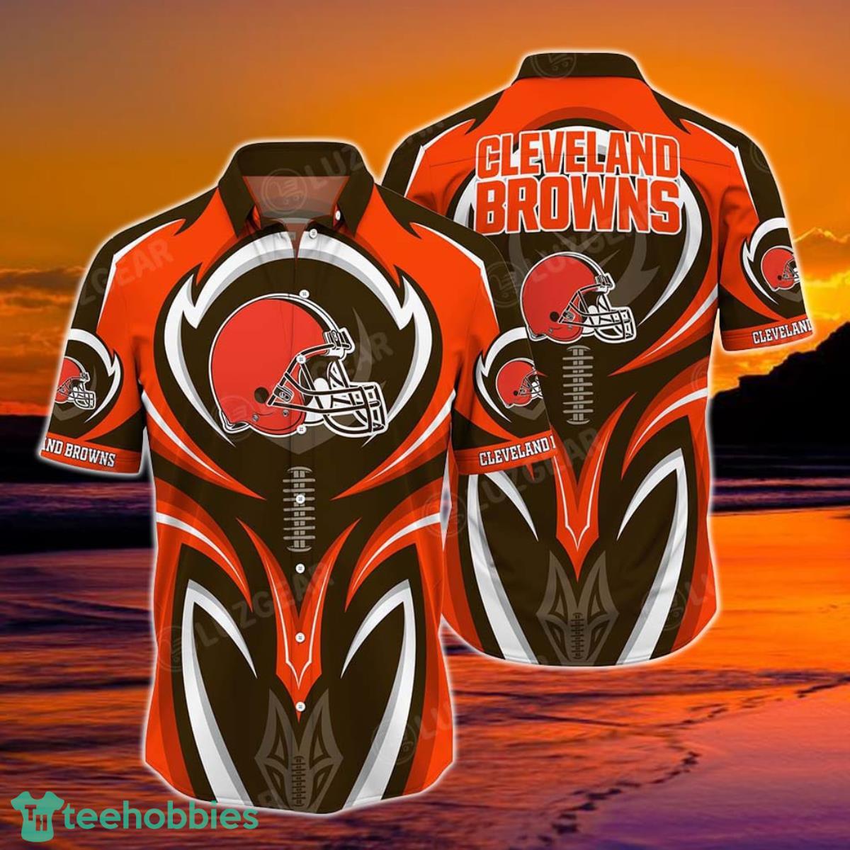 Cleveland Browns NFL Hawaiian Shirt 3D Trending Summer For Awesome Fans Product Photo 1
