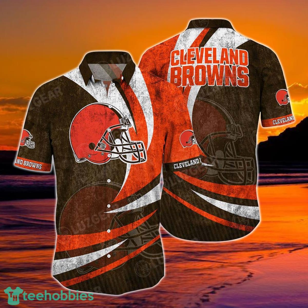 Cleveland Browns NFL Hawaiian Shirt Style 3D Hot Trending Summer For Awesome Fans Product Photo 1