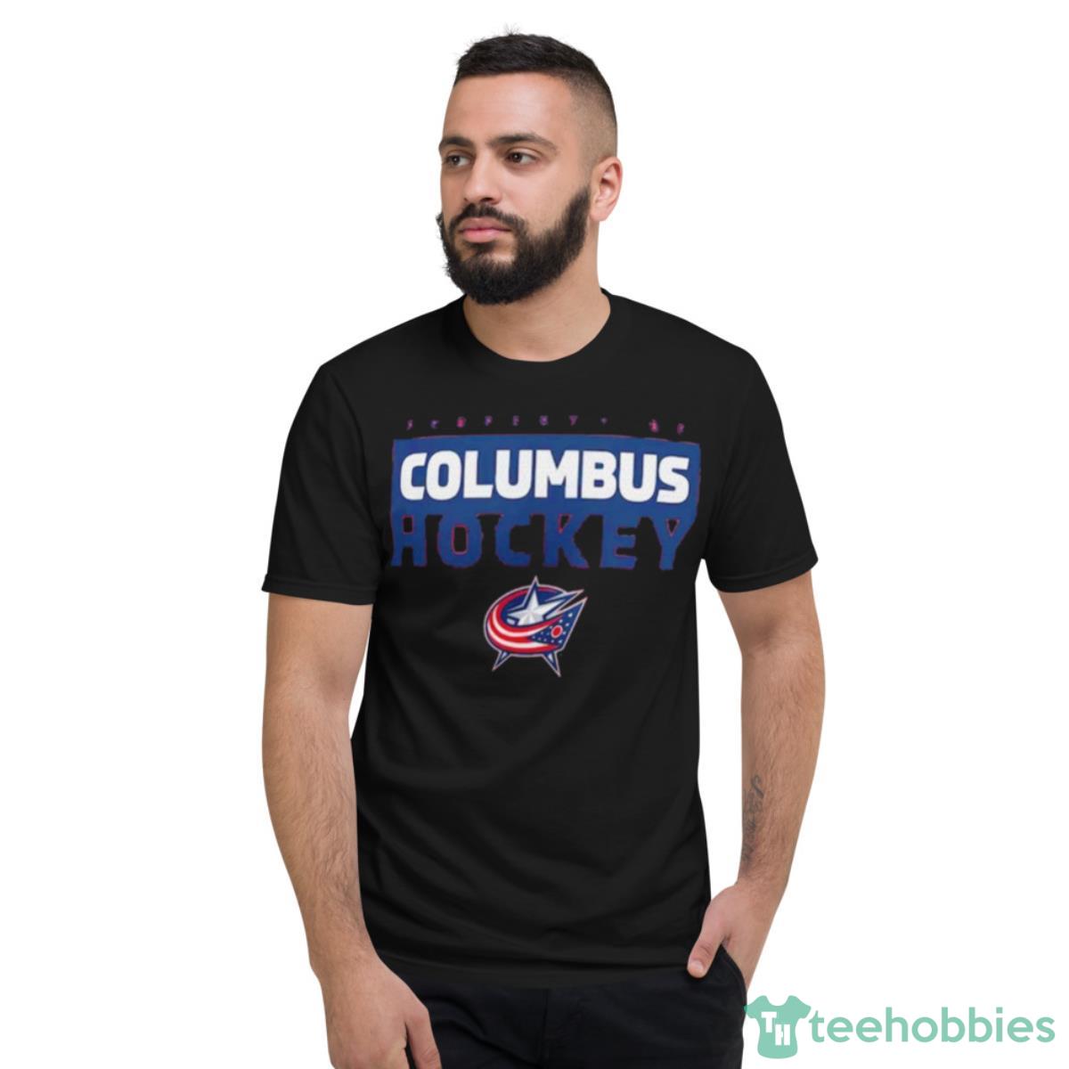 Columbus Blue Jackets Fanatics Branded Gain Ground Shirt - Short Sleeve T-Shirt
