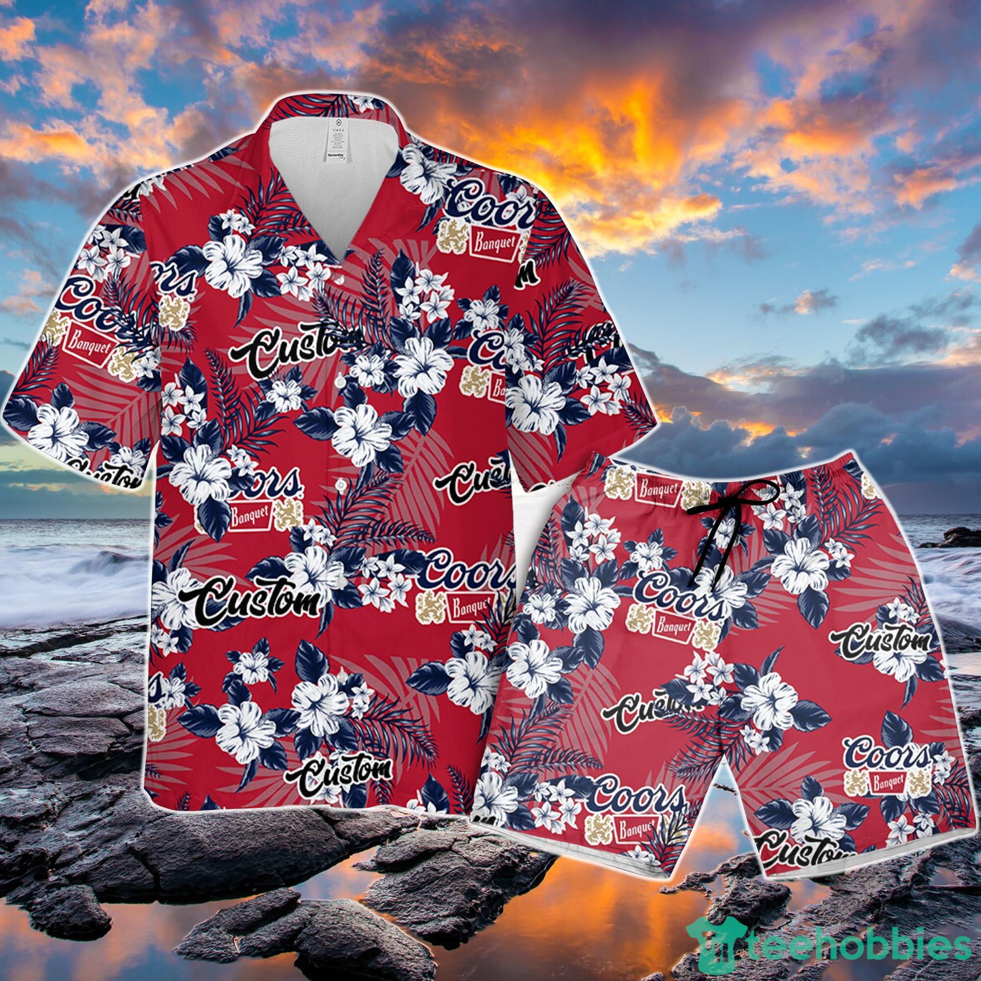 Coors Banquet Hawaiian Shirt Flowers Pattern Personalized Gift Men And Women Product Photo 1