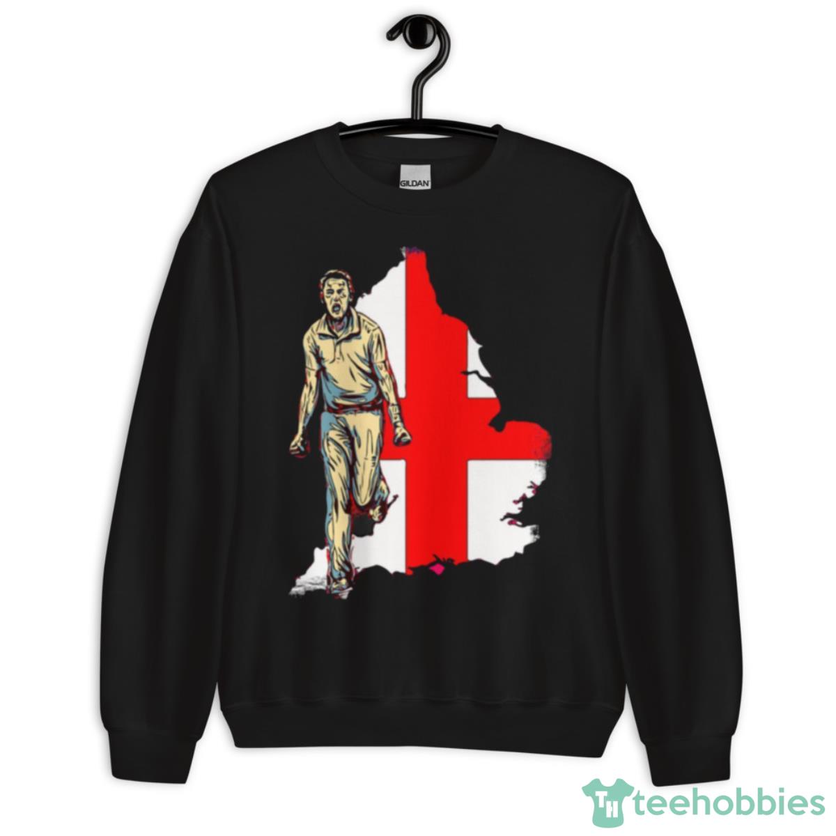 Cricket England Flag Attack Shirt - Unisex Crewneck Sweatshirt