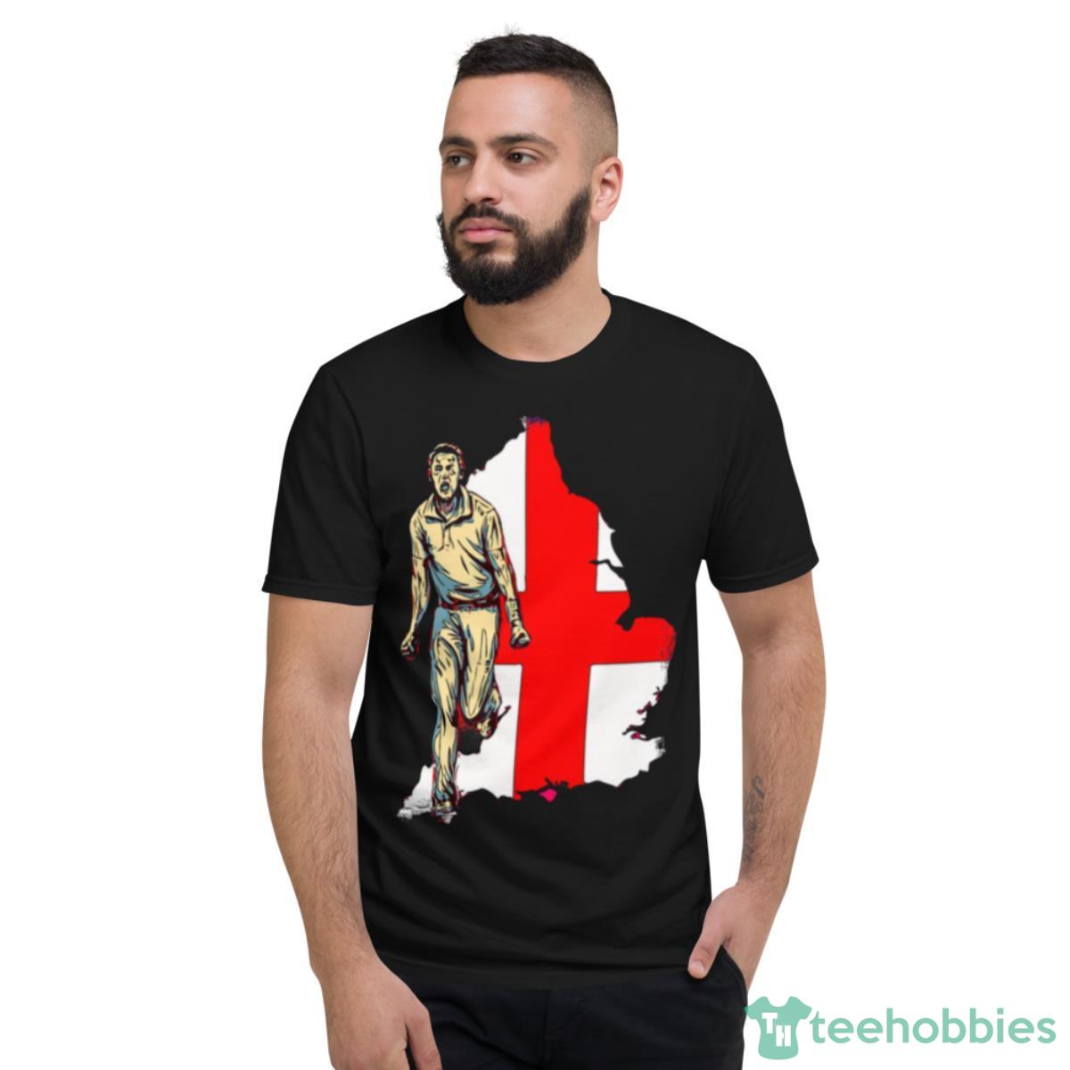 Cricket England Flag Attack Shirt - Short Sleeve T-Shirt