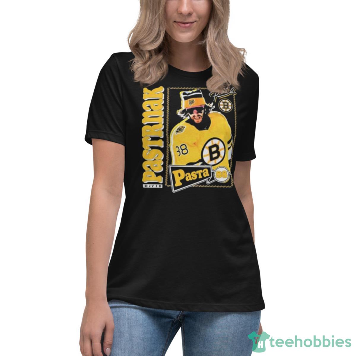 David Pastrnak 88 Boston Bruins Signature Shirt - Womens Relaxed Short Sleeve Jersey Tee David Pastrnak 88 Boston Bruins Signature Shirt - Womens Relaxed Short Sleeve Jersey Tee