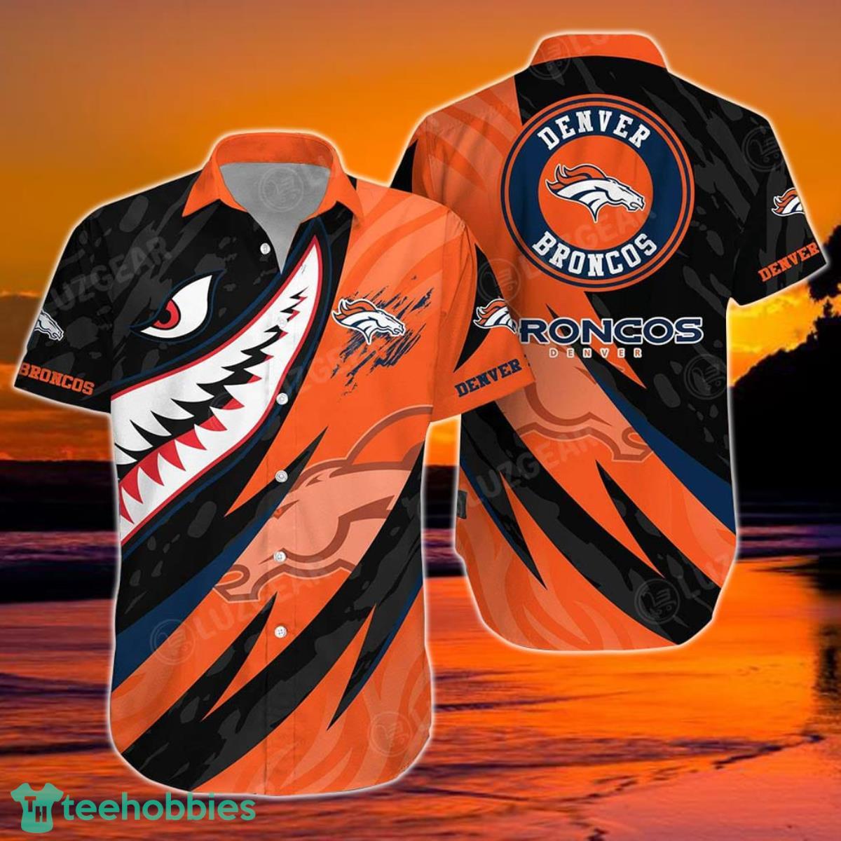 Denver Broncos NFL Hawaiian Shirt Graphic 3D Printed New Trends Summer For Fan NFL Enthusiast Product Photo 1