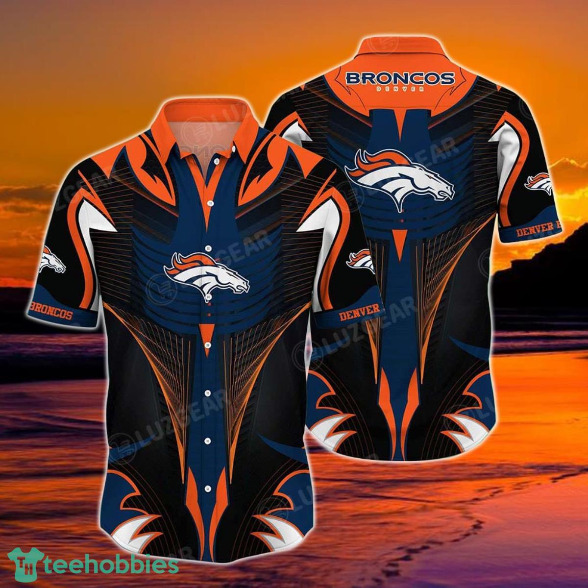 Denver Broncos NFL Hawaiian Shirt, Trending Beach Shirt Short Style For Awesome Fans Product Photo 1