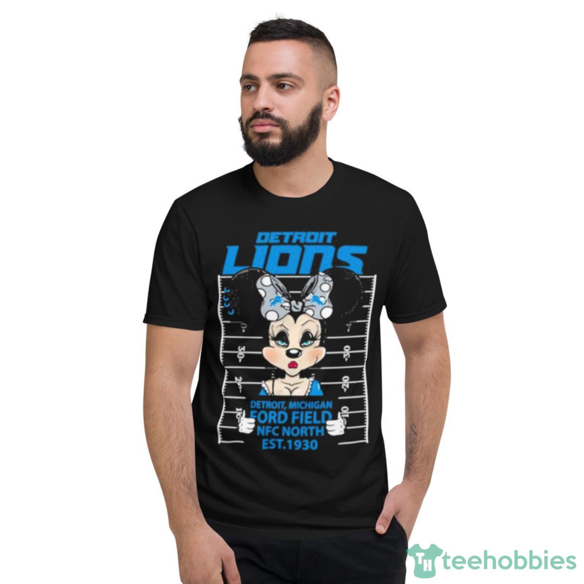 Detroit Lions Minnie Mouse Detroit Michigan Ford Field Nfc North Est 1930 Shirt Product Photo 2