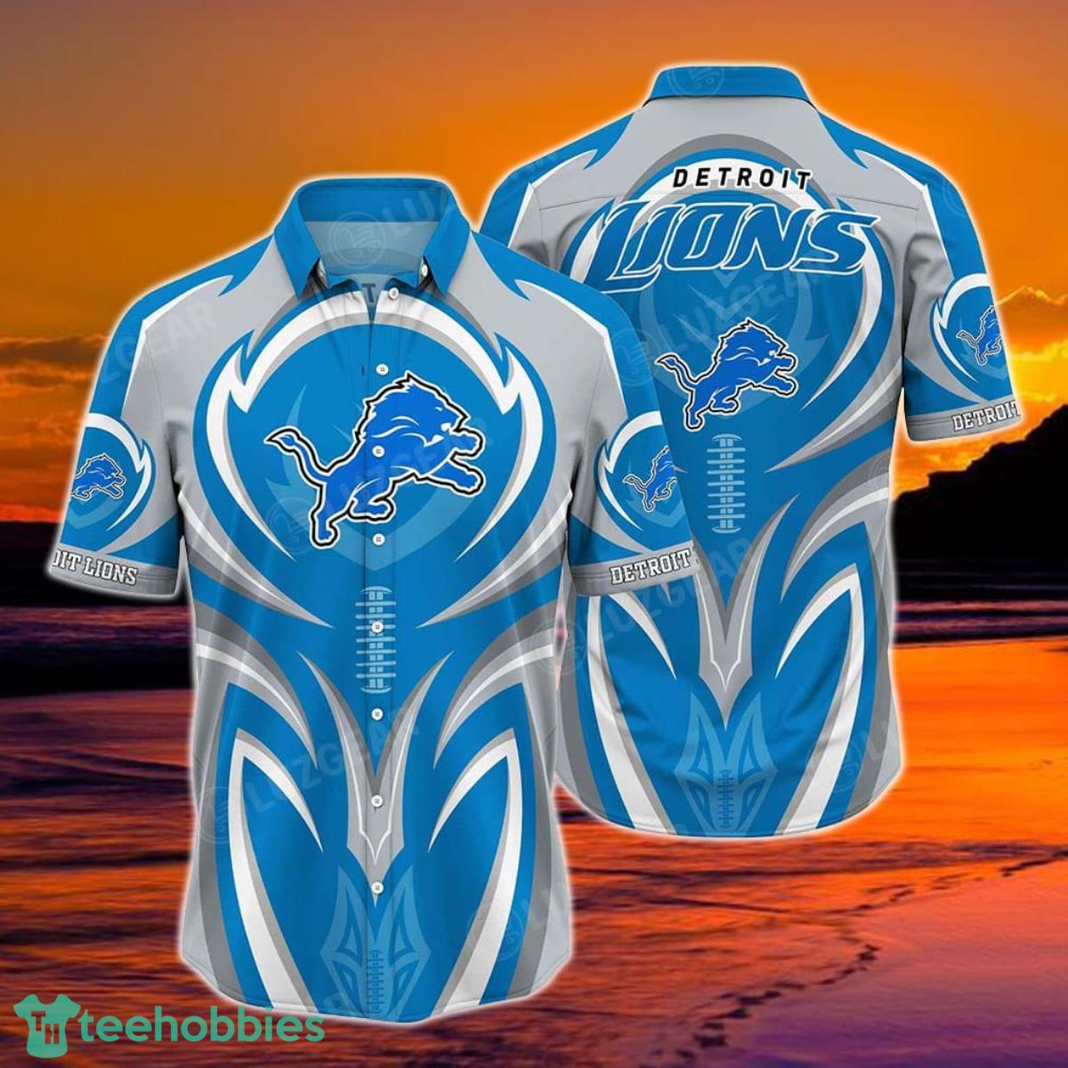 Detroit Lions NFL Hawaiian Shirt Short Style Hot Trending Summer For Awesome Product Photo 1