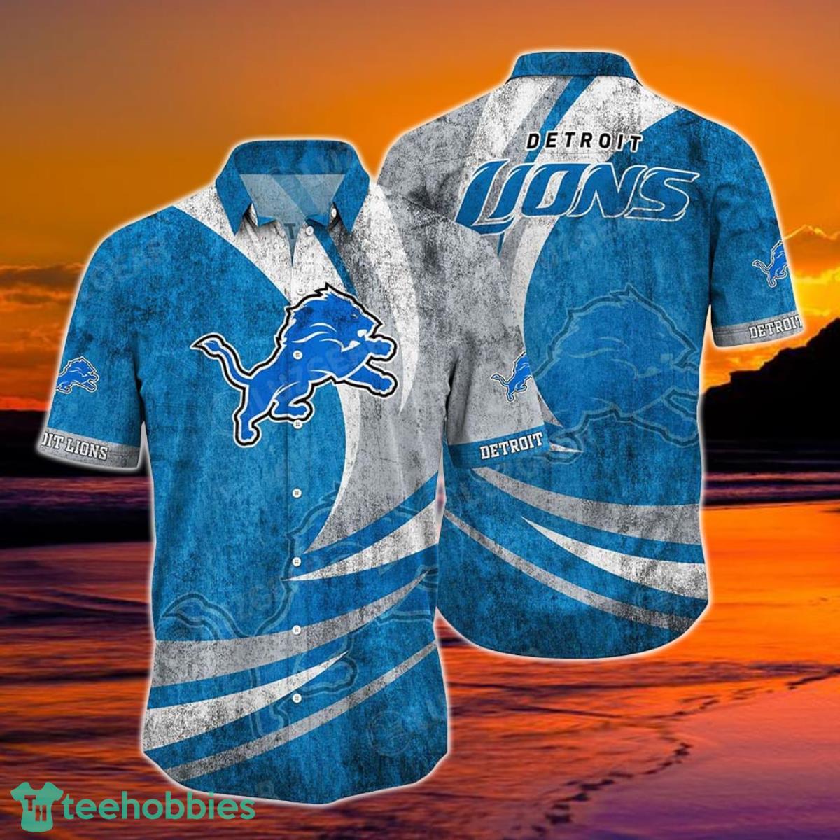 Detroit Lions NFL Hawaiian Shirt Short Style Hot Trending Summer For Men And Women Product Photo 1