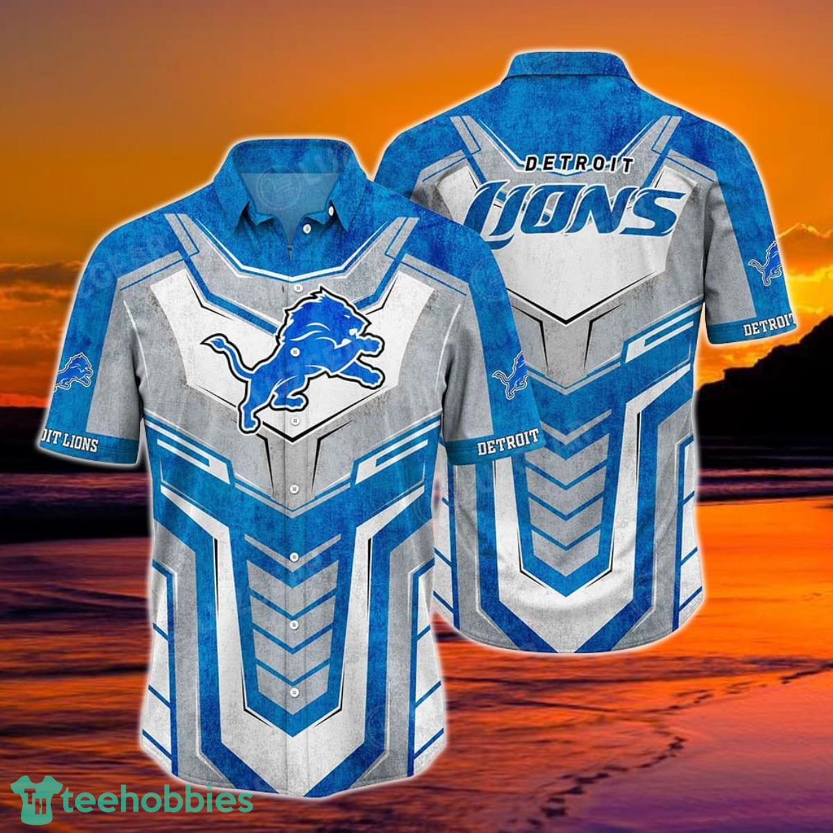 Detroit Lions NFL Hawaiian Shirt Style Hot Trending Summer For Awesome Fans Product Photo 1