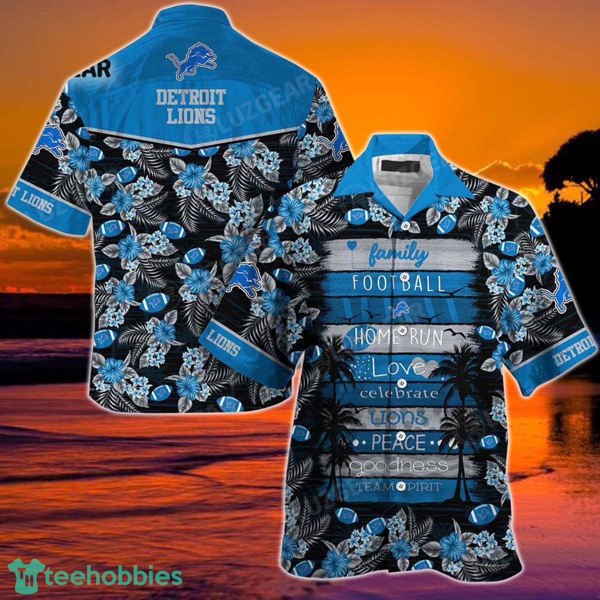 Detroit Lions NFL Hawaiian Shirt This Summer New Gift For Family Football Product Photo 1