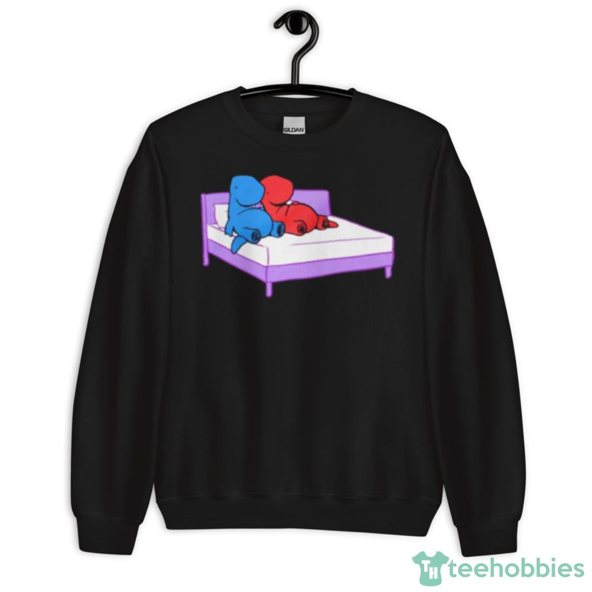 Dinosaur Big Bed Shirt - Unisex Crewneck Sweatshirt