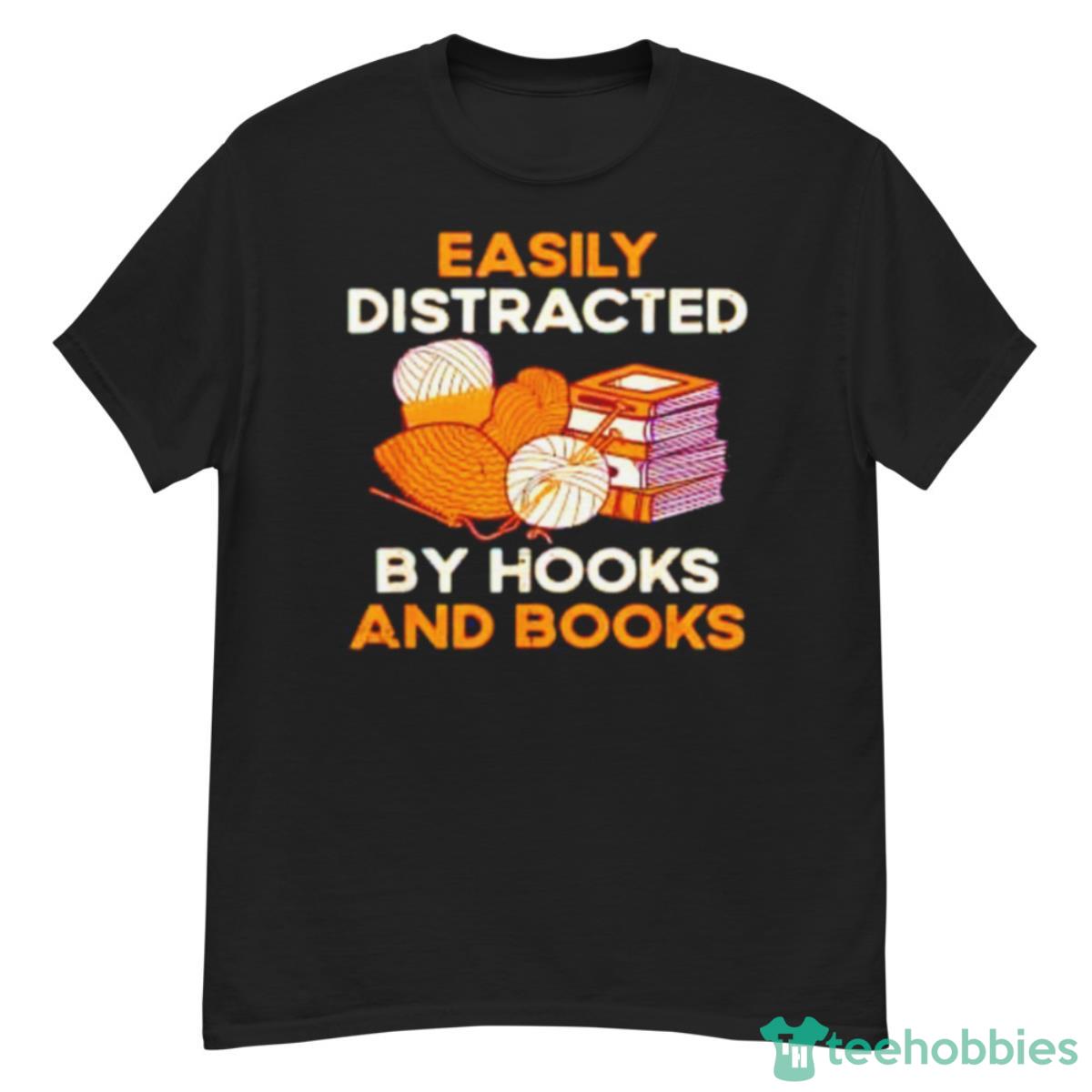 Easily Distracted By Hooks And Books Shirt - G500 Men’s Classic T-Shirt