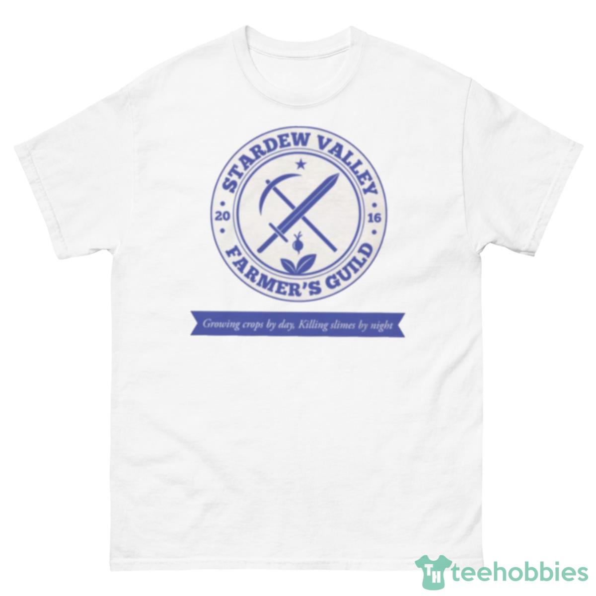 Farmer’s Guild Crest Redux Stardew Valley Shirt - 500 Men’s Classic Tee Gildan