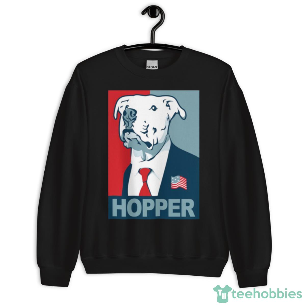 Feel The Hopper Red White And Hopper Shirt - Unisex Crewneck Sweatshirt