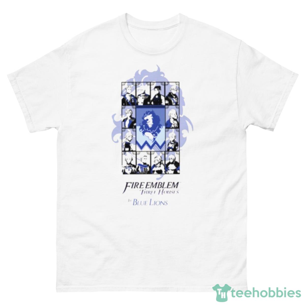 Fire Emblem Three Houses The Blue Lions Featuring Male Byleth Shirt - 500 Men’s Classic Tee Gildan
