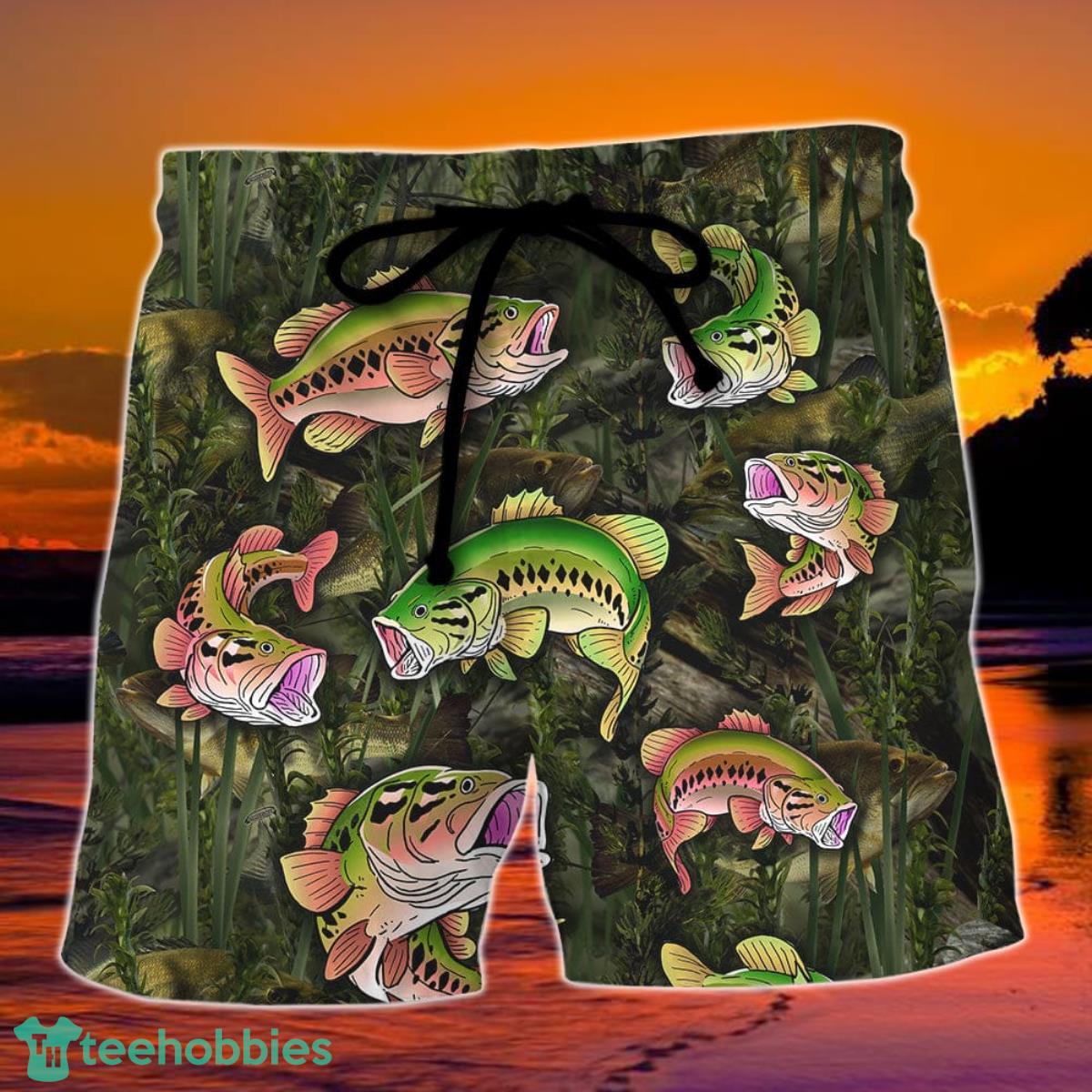 Fishing Amazing Style Hawaii Shorts For Men Summer Beach Shorts Product Photo 1
