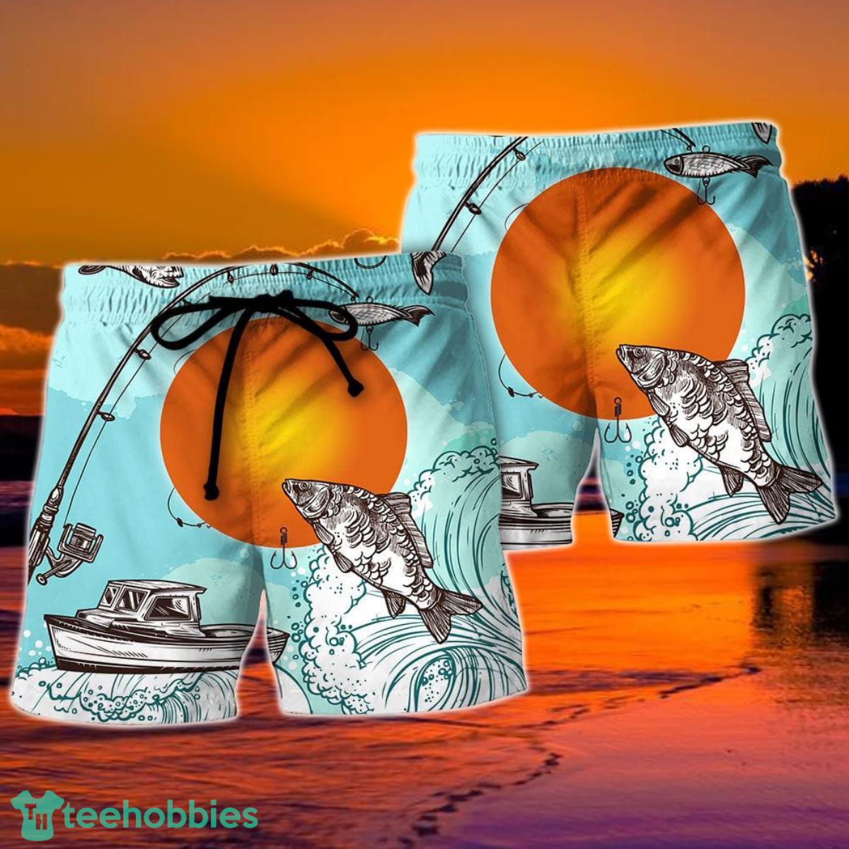 Fishing I Fish So I Dont Choke People Hawaii Shorts For Men Product Photo 2