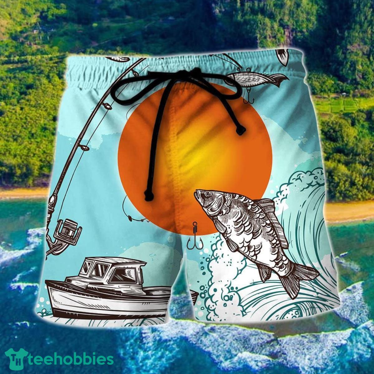 Fishing I Fish So I Don't Choke People Hawaii Shorts For Men Product Photo 1